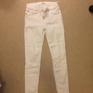 White Hudson Skinny Jeans